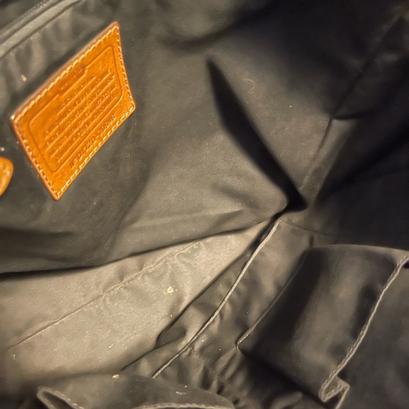 Coach Suede and Leather Messenger Bag - Picture 13 of 14